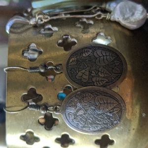 Leaves Medallions Earrings